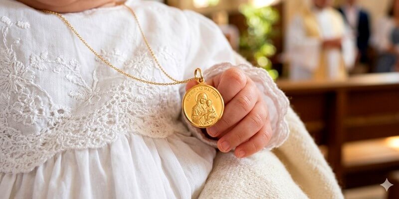 You are currently viewing Médaille de baptême : choisir un bijou porteur d’histoire