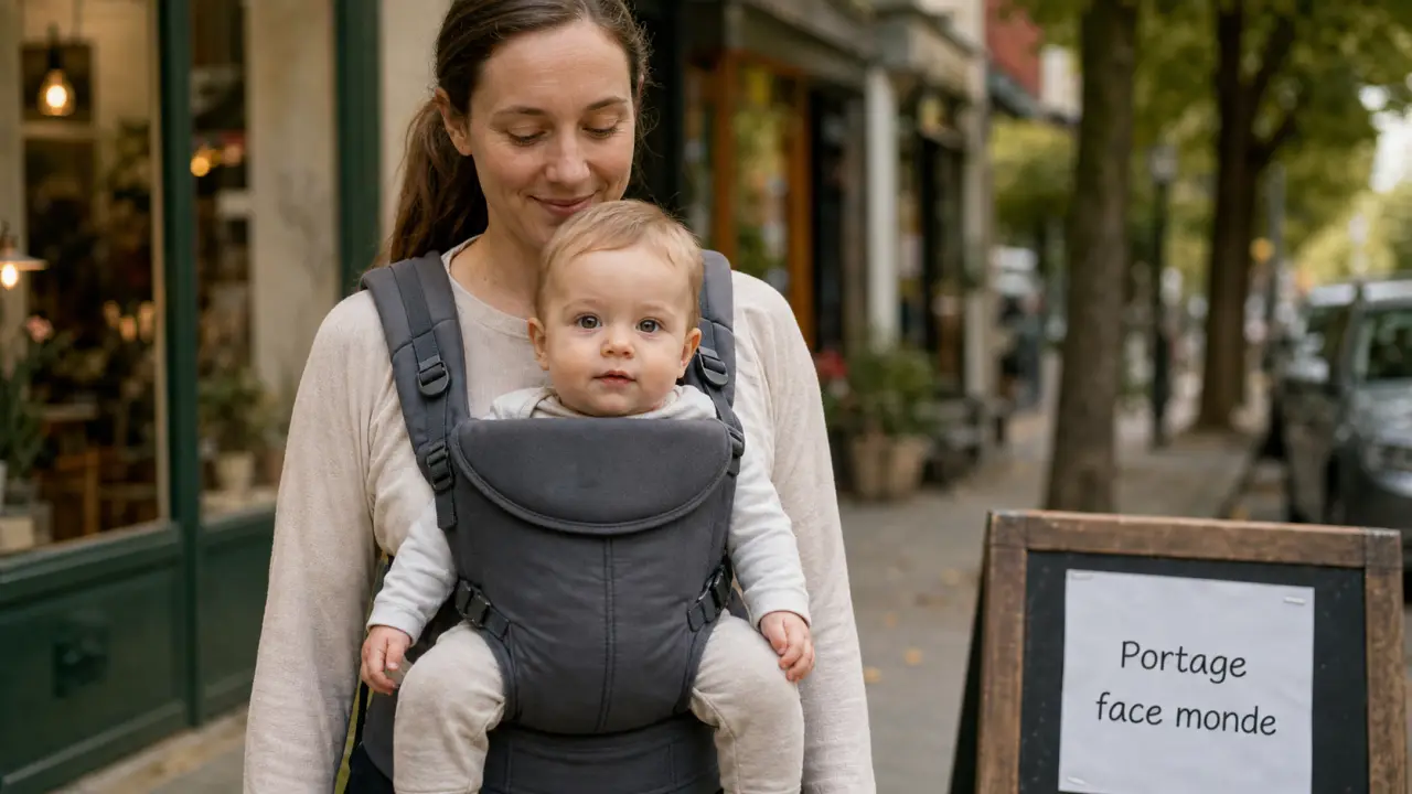 You are currently viewing Porte-bébé face au monde à 5-6 mois : posture, signaux et limites à connaître