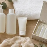 Coffret soin bebe essentiel naissance, gel lavant, liniment, crème de change
