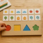 Jeux maternelle petite section : memory et encastrement pour langage et motricité