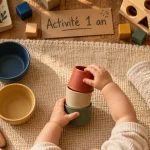 Activite avec bebe 1 an : jeux courts pour eveiller les sens et la motricite