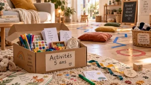 Lire la suite à propos de l’article Activités enfants à 5 ans : 15 minutes pour relancer la journée sans écran