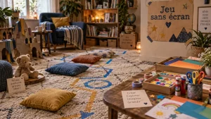 Lire la suite à propos de l’article Activités enfants à la maison : 15 minutes pour créer, bouger ou se calmer