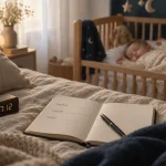 Faut il reveiller bebe sieste trop longue : parent et bébé endormi avec horaires