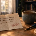 Citation bienveillance manuscrite, mots apaisants et limites