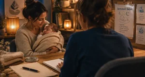 Lire la suite à propos de l’article Kinésiologue et sommeil de bébé : une approche douce, sans remplacer l’avis médical
