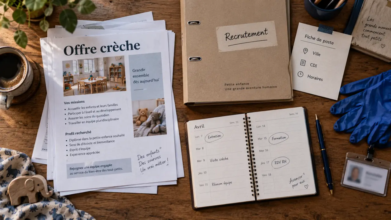 Offre emploi en creche : annonces et recrutement (6 critères)